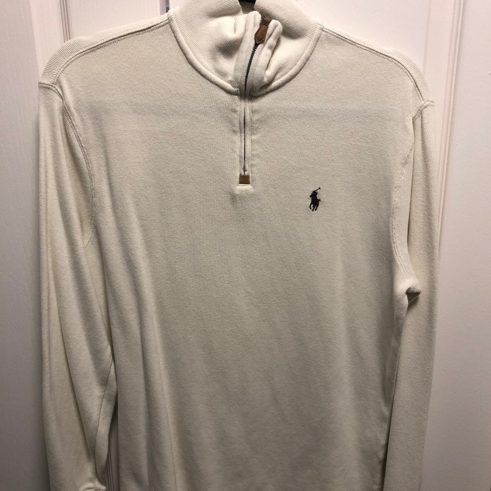 Ralph Lauren Tan Polo Quater Zip